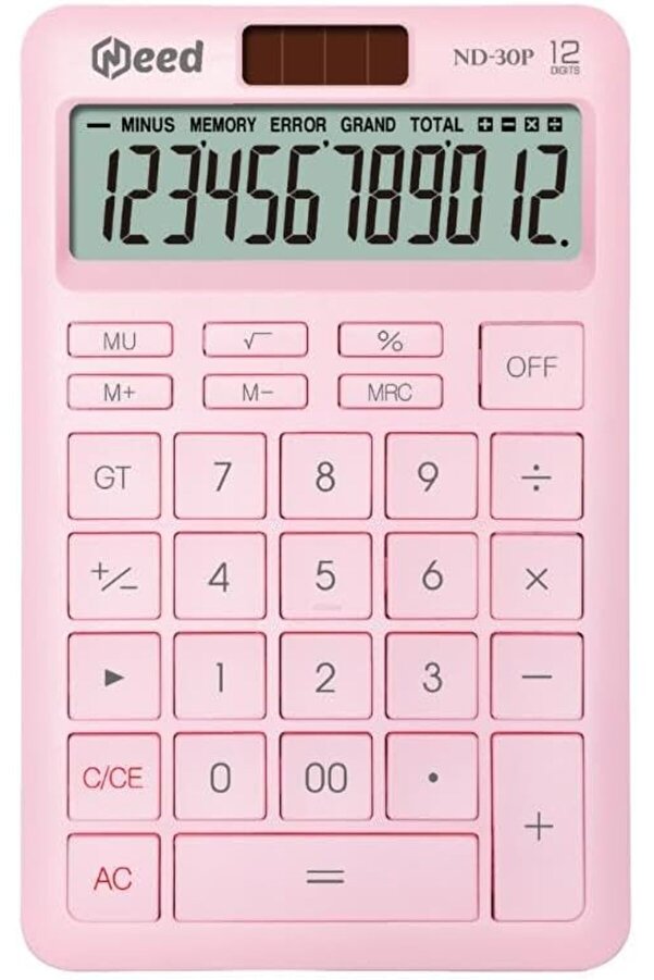 Modashi̇ne Nd-30P Pastel Pembe Hesap Maki̇nesi̇ Modascope 1014773