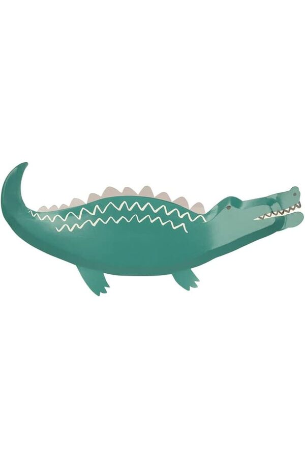 Modashi̇ne - Crocodi̇le Plates - Ti̇msah Tabaklar - 8 Li̇ Modascope 1014773