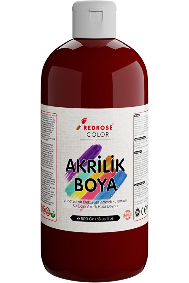 Modashi̇ne Rose Bordo Akri̇li̇k 500 Gr Modascope 1014773