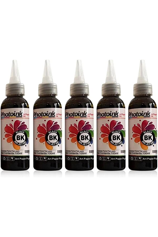 STOREMAX modashine Epson Uyumlu Kuşe Mürekkebi, 500 Ml. Siyah Kuşe Matbaa Mürekkebi modascope 1014773
