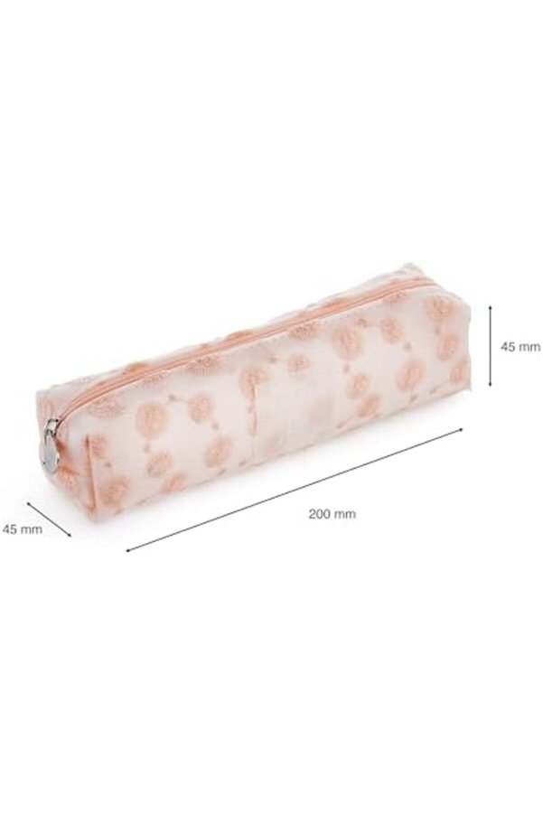 Pltnstoreshop Kalem Çantası Mr Pembe İşlemeli̇ Çi̇çekli̇ Pltnstoreshop 1175735
