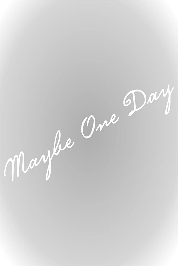Modashi̇ne Aksesuar 20 X 4 Cm Belki̇ Bi̇r Gün, Maybe One Day Oto Beyaz Modascope 1014773