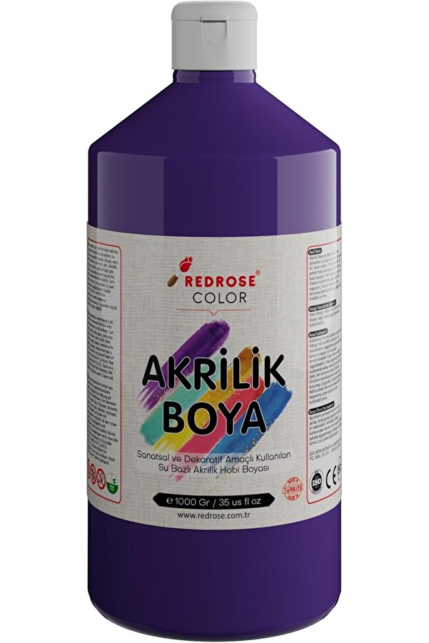 Modashi̇ne Rose Mor Akri̇li̇k 1000 Gr Modascope 1014773