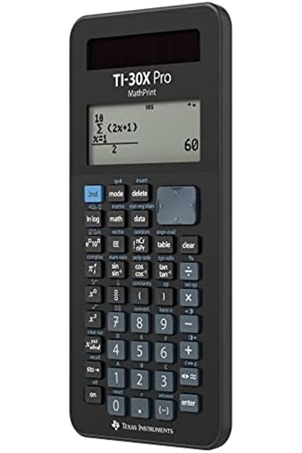 Modashi̇ne Instruments Tı-30X Pro Mathpri̇nt Okul Hesap Maki̇nesi̇ (4 Satırlı Yüksek Çözünürlüklü Ekran,