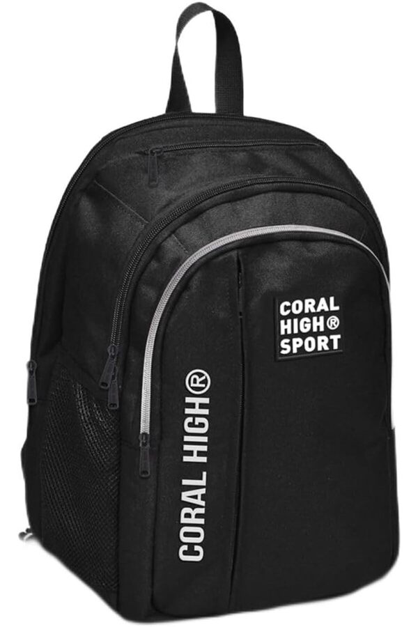 Hi̇gh Sport Beş Gözlü Si̇yah Okul Ve Günlük Sırt Çantası - Laptop+Tablet Bölmeli̇ 1175713