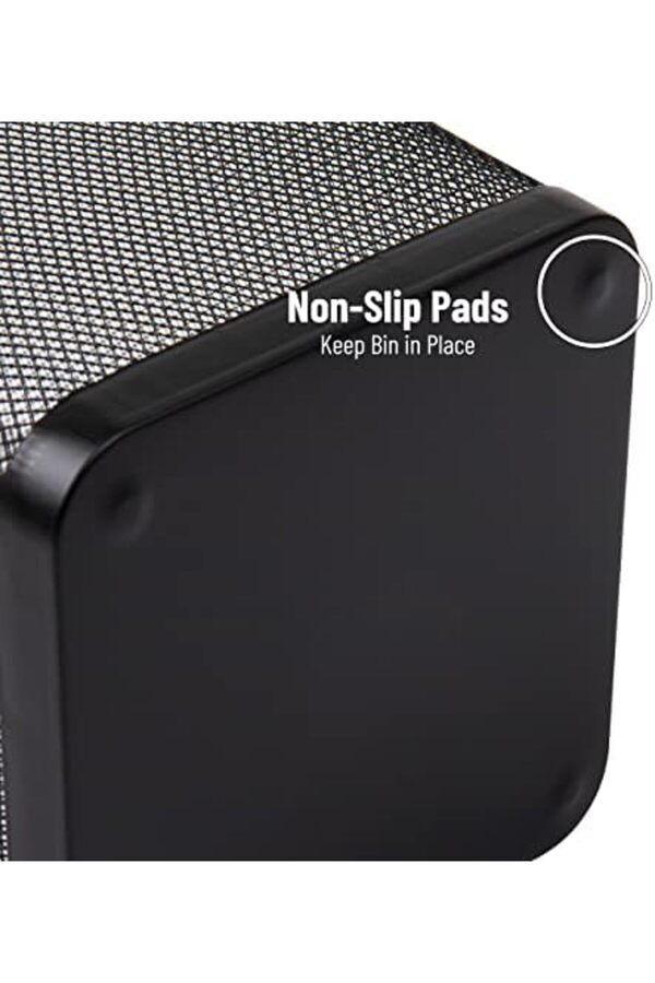 Reader Mesh Çöp Kovası, Atık Kağıt Sepeti̇, Kare, Ofi̇s, Metal Örgü, 9.8 "U X 9.8" G X 12.25" H, 4&Apo
