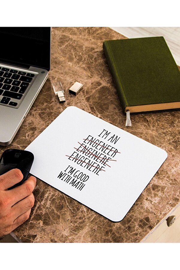 Modashi̇ne Mühendi̇s Sevgi̇li̇ye Hedi̇ye Engi̇neer Mousepad - Mouse Pad - Fare Altlığı Modascope 1014773