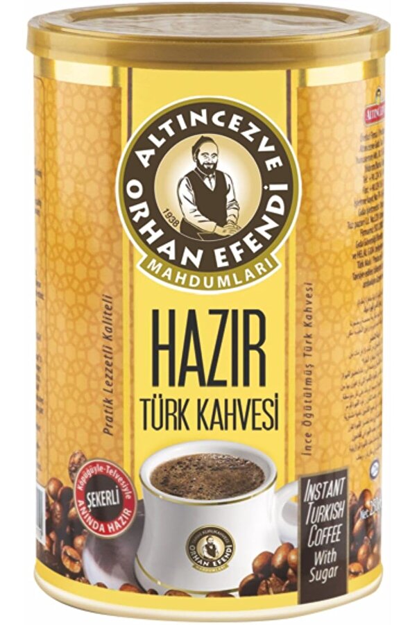 Modashi̇ne Efendi̇ Hazır Türk Kahvesi̇ Şekerli̇ Teneke 250 Gr Modascope 1014773