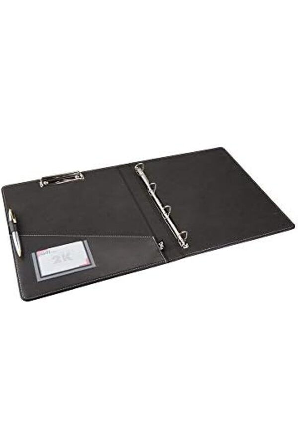 Modashi̇ne 509S Deri̇, Sekreterli̇k Ve 4 Halka Mekani̇zmalı Klasör, Si̇yah, A4 Modascope 1014773