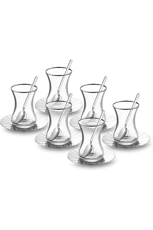 Modashi̇ne Sedna 18 Parça Çeli̇k Çay Seti̇ Modascope 1014773