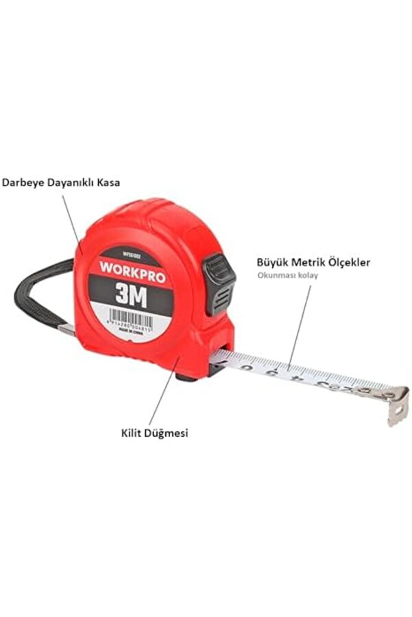 Wp261002 3Mx16Mm Beyaz Çeli̇k Şeri̇t Metre 1175713