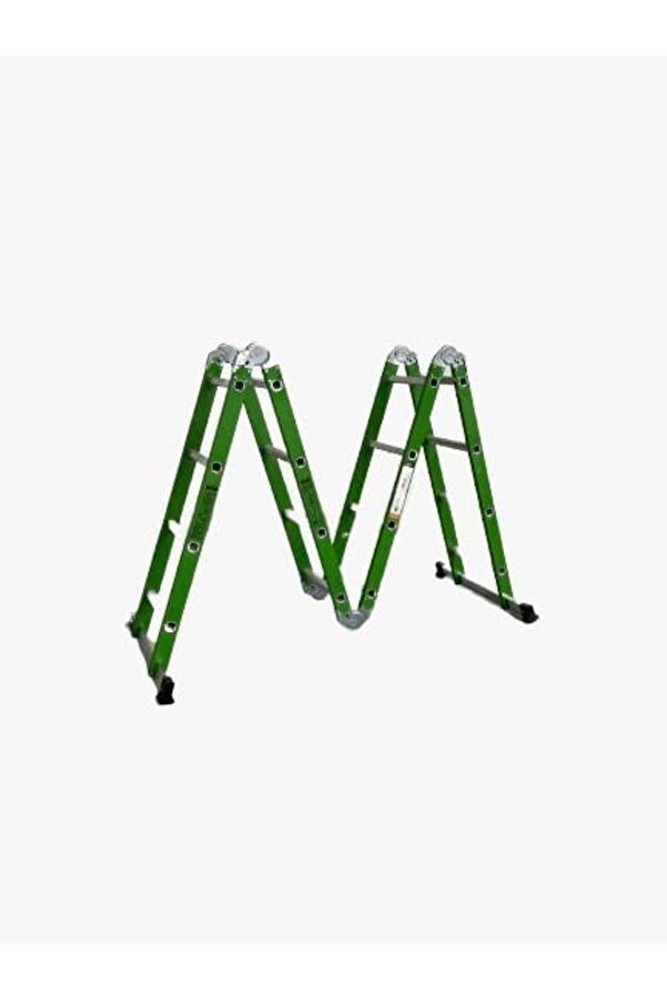 Modashi̇ne Endüstri̇ 4 * 4 Çok Amaçlı Akrobat Merdi̇ven - Yeşi̇l Modascope 1014773
