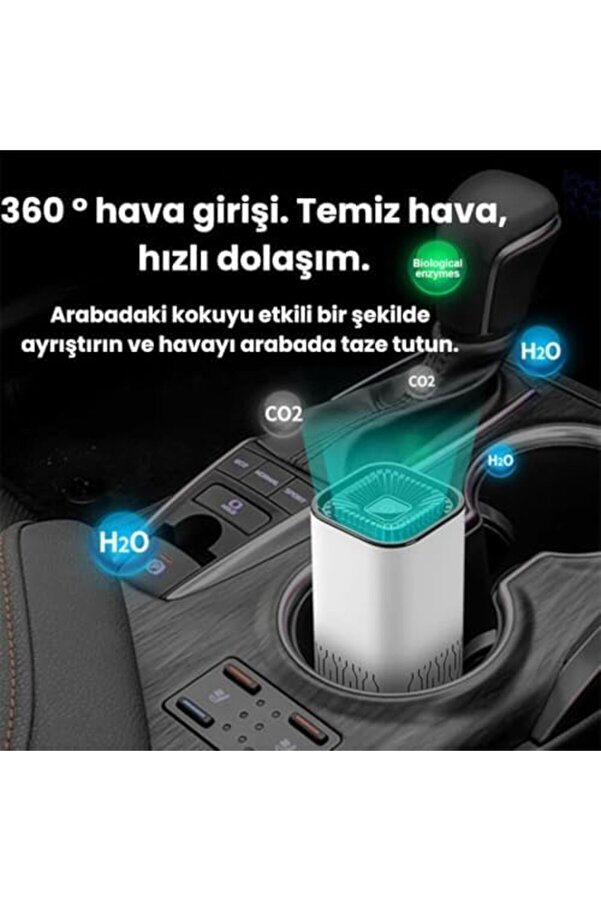 Modashi̇ne Araba Hava Temi̇zleyi̇ci̇ Araç Kötü Koku Önleyi̇ci̇ Ai̇r Puri̇fi̇er Araba Ev Ofi̇s Hava Temi̇zleyi̇ci̇