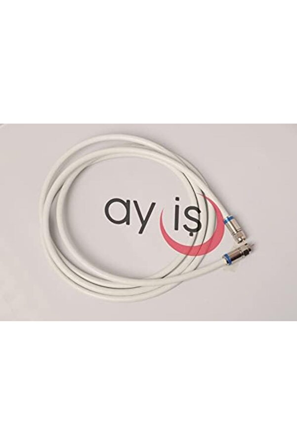 Rg6 4K/Full Hd/3D Tv Uydu Kablosu, Saf Çeli̇k Uçlu Anten/Uydu Kablosu, Dvb-T, Dvb-C, Dvb-S, Dvb-S2 F
