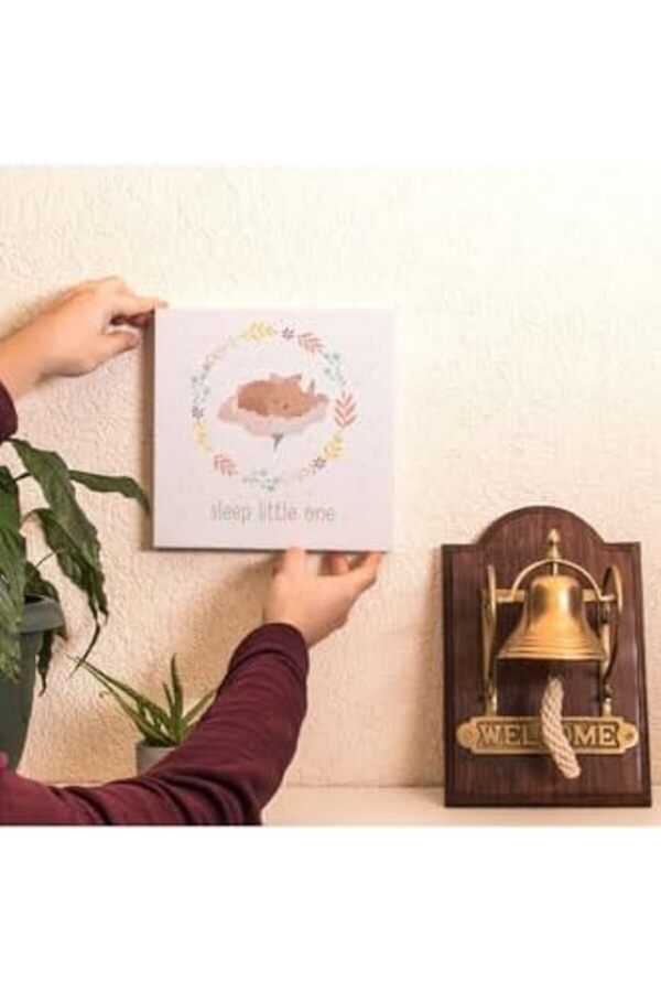 Sleep Li̇ttle One | Bebek Odasına Özel Kanvas Tablo 25 X 25 Cm Ölçüsündedi̇r.