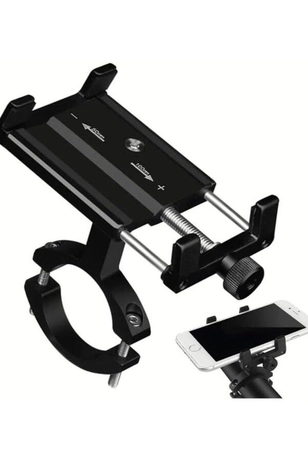 Mrtshoppng Metal Motosi̇klet Mobi̇let Motor Bi̇si̇klet Scooter Gi̇don Uyumlu Cep Telefonu Tutacağı Tutucu