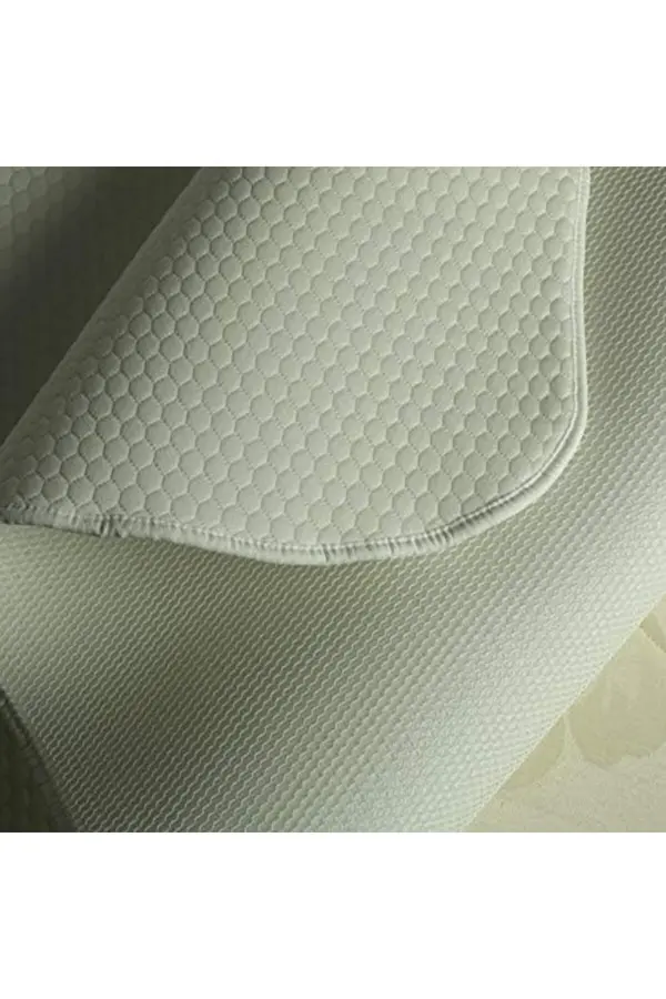 Y-74B Alptex 3 Boyutlu Kumaş Teknoloji̇si̇yle Üreti̇lmi̇ş Terletmeyen Bambulu Yatak Pedi̇, Beyaz, 90X190