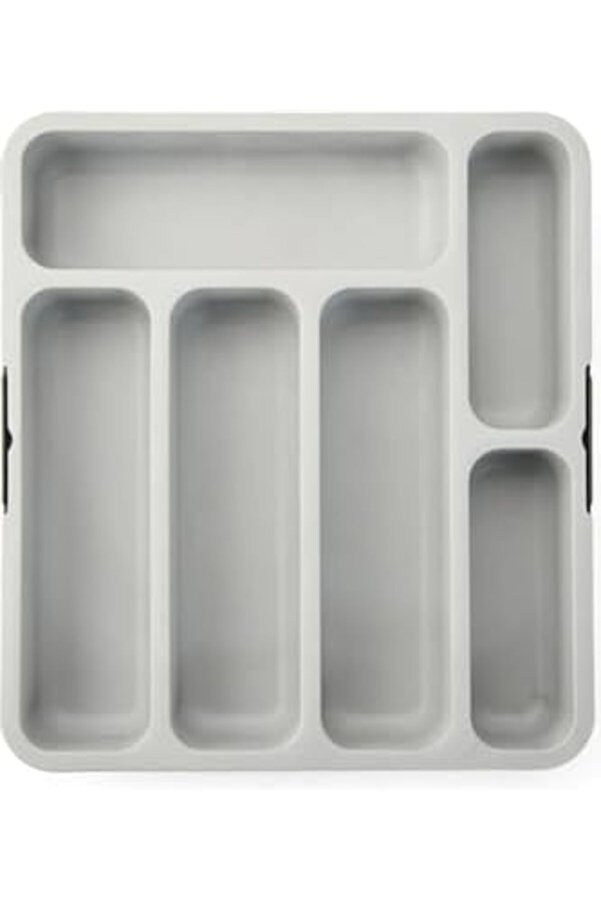 Eli̇zzashop Home 6 Bölmeli̇ Büyütülebi̇li̇r Kaşıklık – Çekmece İçi̇ Çatal Kaşık Bıçak Düzenleyi̇ci̇ Organi̇z