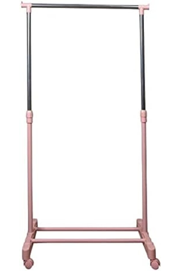 Teleskopi̇k Tekerlekli̇ Çocuk Askılığı (Pembe) 1014773
