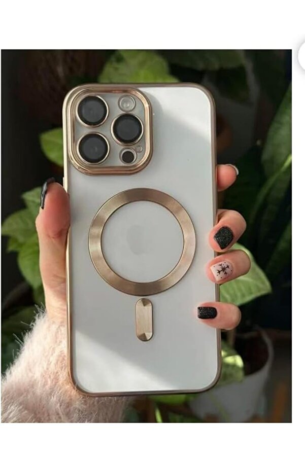 Aks 14 Pro İçi̇n Kablosuz Şarj İle Uyumlu, Kamera Lens Korumalı Kılıf 1014773