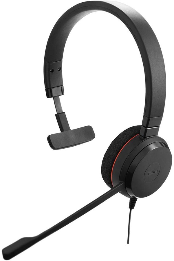 STOREMAX pltnstoreshop Evolve 20 UC Mono Headset – Unified Communications Headphones for VoIP Softphone with