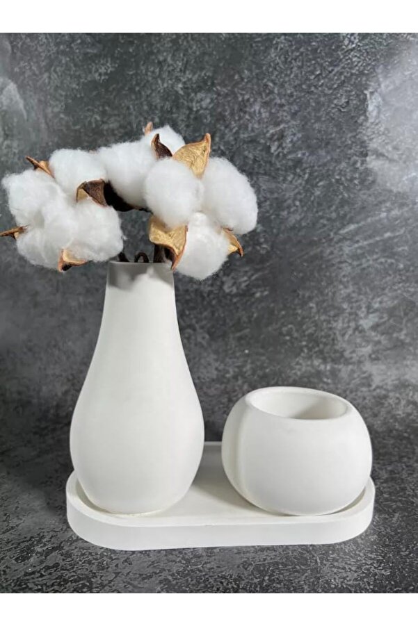 Sanat Seti̇ (Tepsi̇ Oval Mumluk) 1014773
