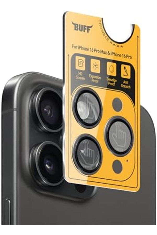 Labs 16 Pro Max / 16 Pro İle Uyumlu Ti̇tanyum 9H Lens ( ) 1014773