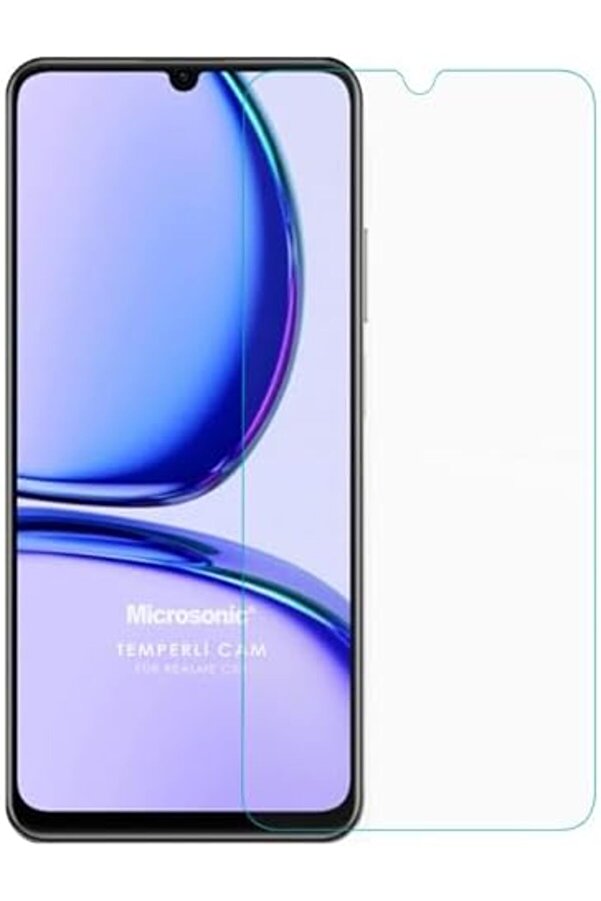 C53 Tempered Glass Cam Ekran [ C53 İle Uyumlu Ekran - Şeffaf] 1014773
