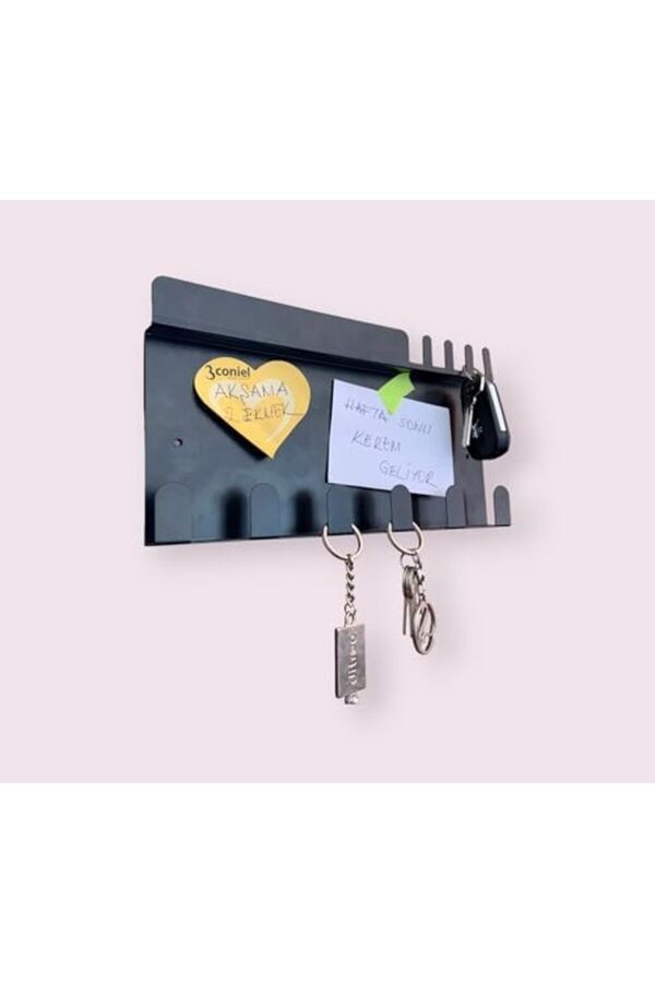 Svngsphereshop Notluklu Anahtar Askısı Vi̇dalı Mat Si̇yah Svngsphereshop 917250