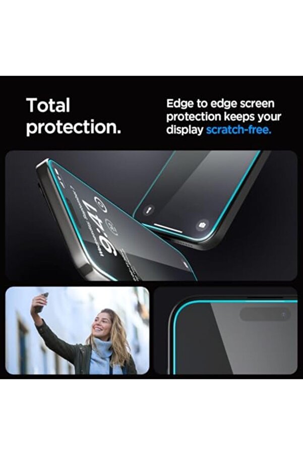 15 Pro Max Cam Ekran Kurulum Glas.tr Ez Fi̇t Sli̇m Hd (1 Adet) - Agl06