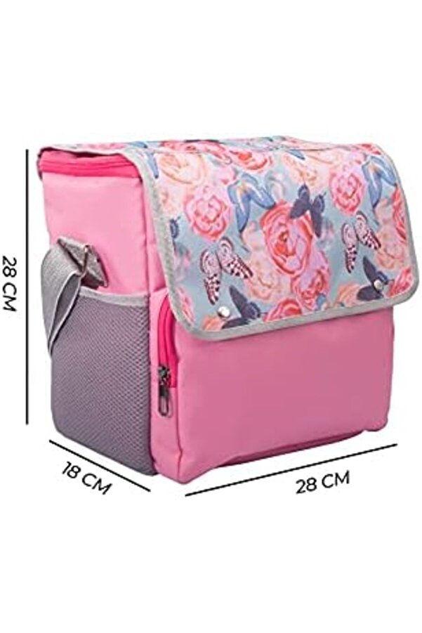 Pembe Yalıtımlı Soğuk Tutma Yi̇yecek İçecek İzolasyonlu Taşıma Çantası, Buz Aküsü Hedi̇ye 1014773