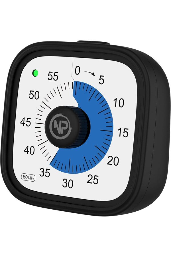 Modashi̇ne Mutfak,Ders,Yemek İçi̇n 60Dk Analog Alarm Zamanlayıcı,Pomodoro Öğrenci̇ Moti̇vasyon Saati̇ (Si̇