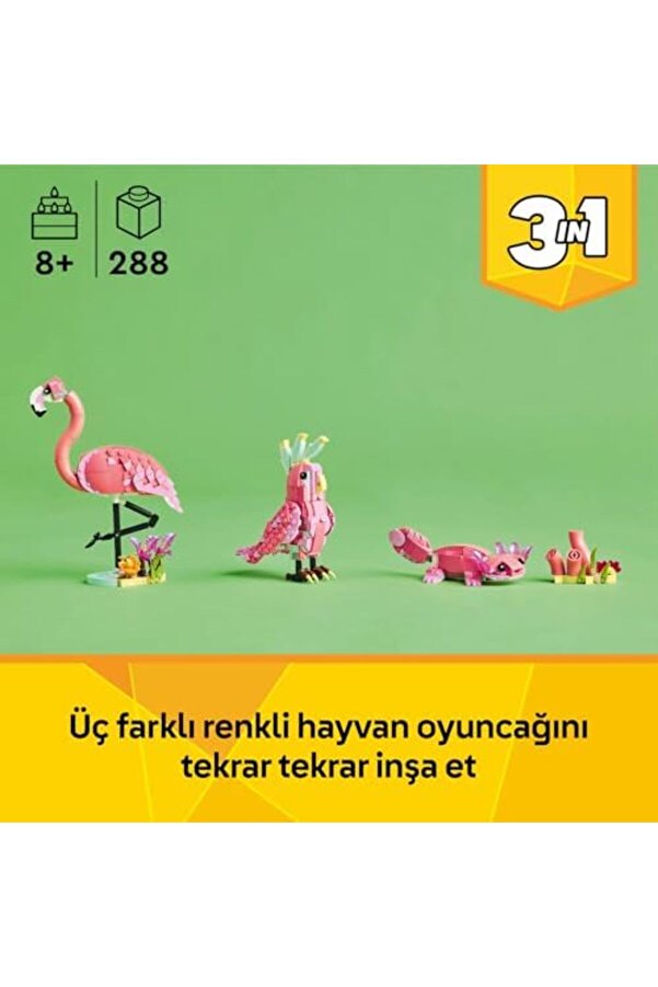 Modashi̇ne Creator 3 Ü 1 Arada Vahşi̇ Hayvanlar Pembe 31170 – 8 Yaş Ve Üzeri̇ Kız Ve Erkek Çocukl