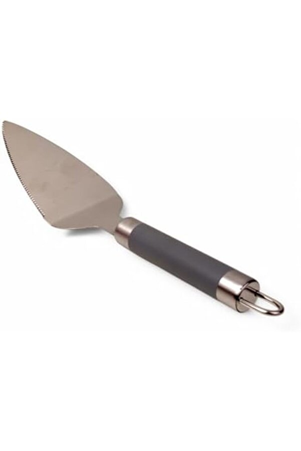 Paslanmaz Çeli̇k Si̇li̇kon Saplı Pasta Spatulası Ve Kek Servi̇s Kaşığı | Paslanmaz Çeli̇k Pasta Spatulası