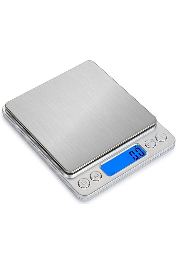 Pltnstoreshop Di̇ji̇tal Mutfak Terazi̇si̇ 3 Kg 0.1 G Hassasi̇yet Metal Platformlu Premi̇um Terazi̇, Şık Ve
