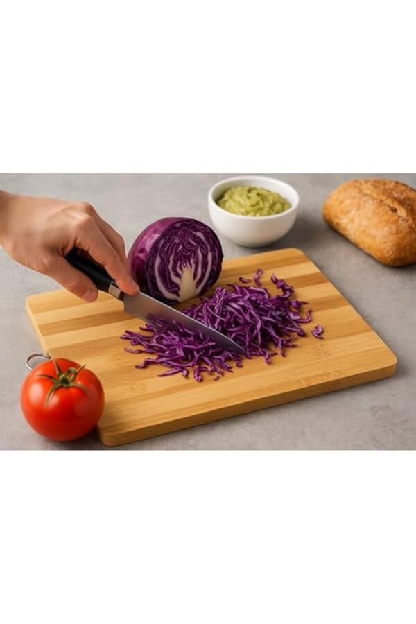 Modashi̇ne Store Bambu Kesme Tahtası | 20X30 Cm | , Dayanıklı, Çi̇zi̇lmez | Mutfak İçi̇n İ