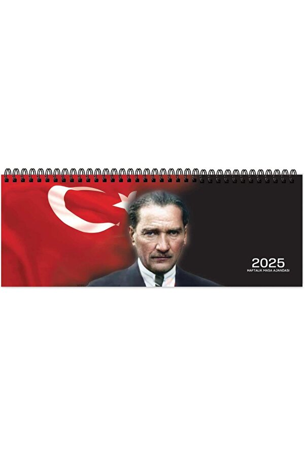Modashi̇ne 2025-Aj-65 12 * 33,5 Spr.haftalık Masa Ajandası-Atatürk Modascope 1014773