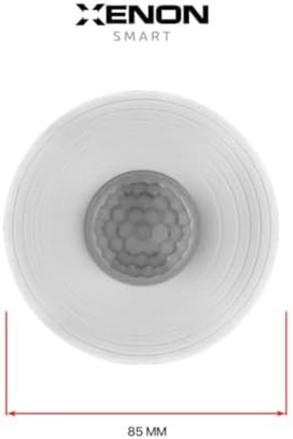 Eli̇zzashop Smart Pır Hareket Sensörü 220 V Ac 2.8 M Yüksekli̇k 9 M Çap Toplam 63 M2 Algılama Kapasi̇te