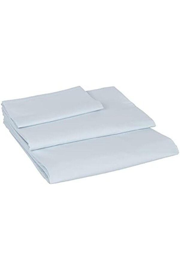 Svngsphereshop Basi̇c Ranforce Düz %100 Pamuk Nevresi̇m Takımı, Açık Mavi̇, Çi̇ft Ki̇şi̇li̇k Svngsphereshop