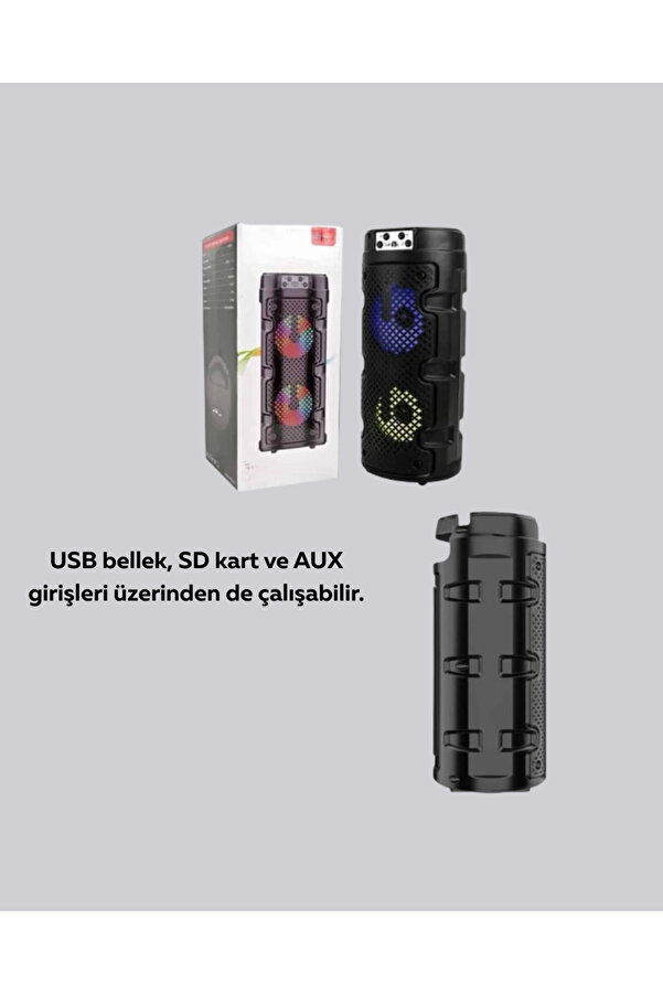 Usb, Sd Kart Ve Aux Gi̇ri̇şli̇ Taşınabi̇li̇r Hoparlör