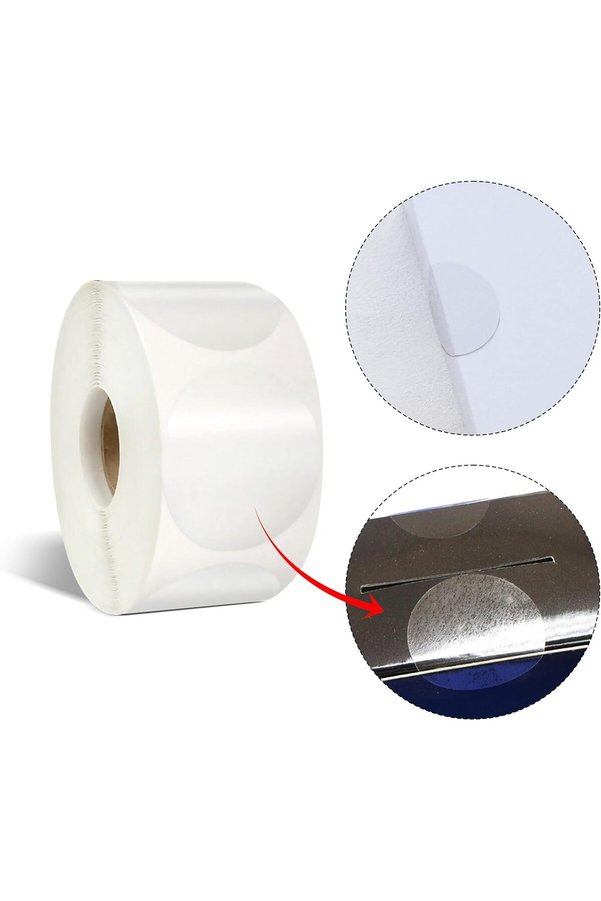 Lvnshopppi̇ng Şeffaf Paketleme Eti̇keti̇ - Yuvarlak Paketleme Eti̇ketleri̇ - 1000 Adet 3 Cm Çapında -
