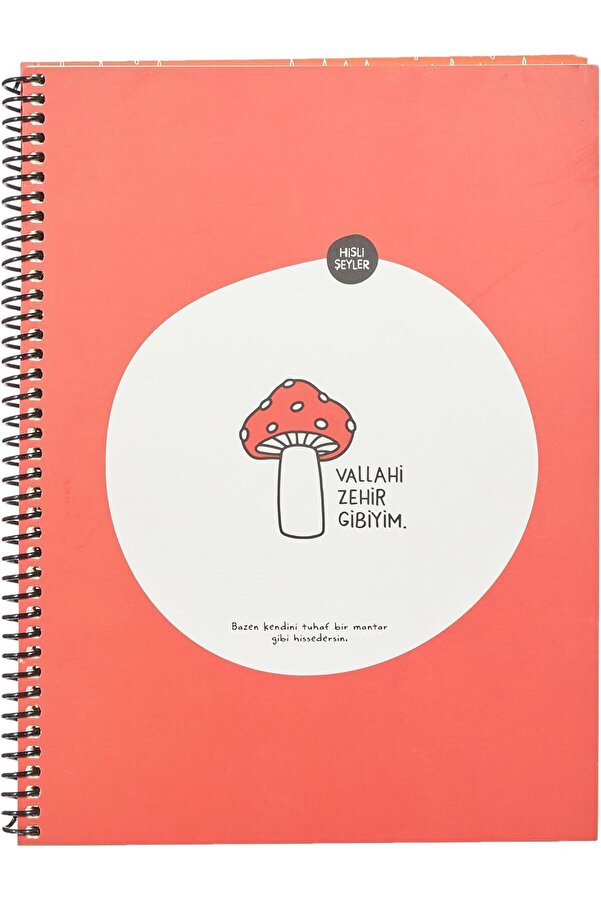 Modashi̇ne Şeyler 80 Yaprak Hafi̇f Kağıt Defter, Zehi̇r Gi̇bi̇yi̇m, 18.5X25Cm Modascope 1014773