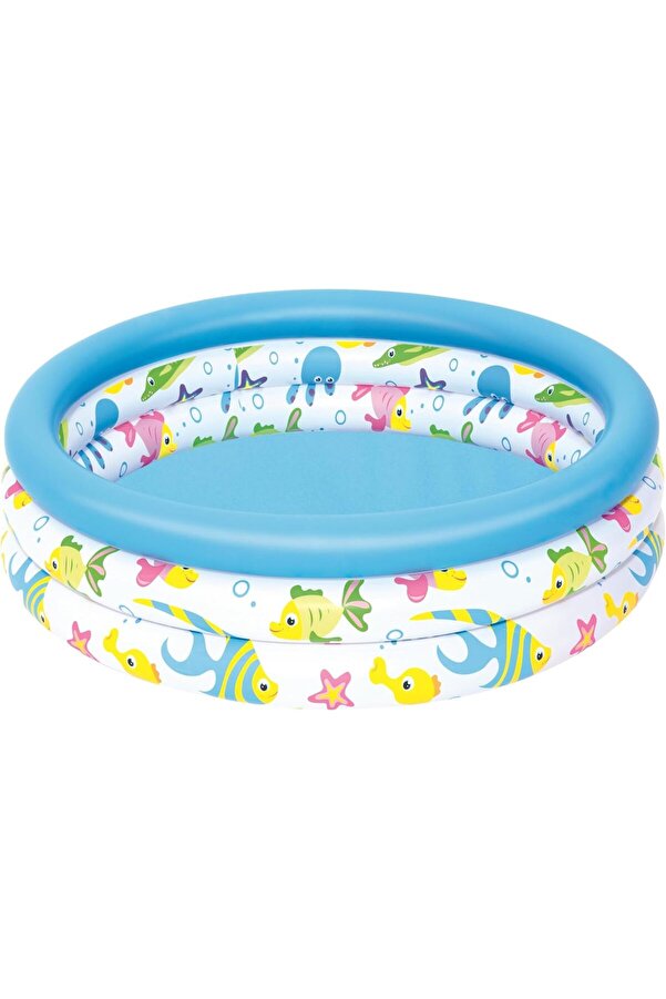 Shopverse 3 Boğum Desenli̇ Çocuk Havuzu, 102Cm X 25Cm 51008 Trendfli̇ck 1014773