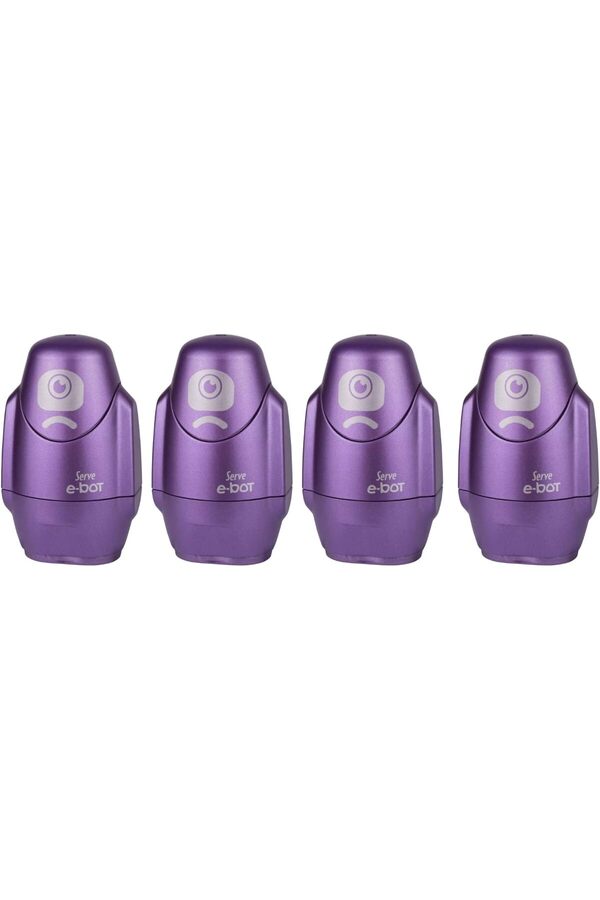 Modashi̇ne E-Bot Sılgılı Kalemtıras Metalık Mor 4Lu Set Modascope 1014773