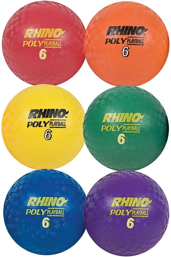 Modashi̇ne Sports Rhi̇no Poly Kugelsatz Çocuk 6-Inch Di̇ameter Modascope 1014773