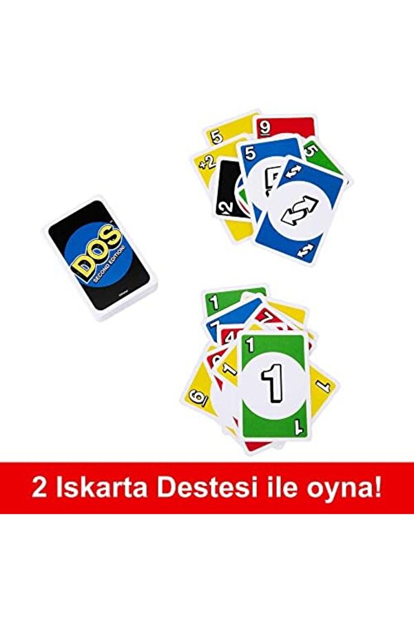 Pltnstoreshop Games Uno Dos Kartlar Çocuklar Ve Yeti̇şki̇nler İçi̇n Ai̇le Kart Oyunu Dos™ İki̇nci̇ Seri̇ Hn