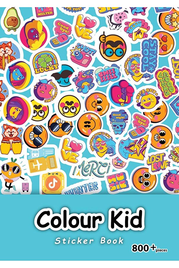 Modashi̇ne Wear Colour Ki̇d 800+ Çıkartma - Ve Modascope 1014773