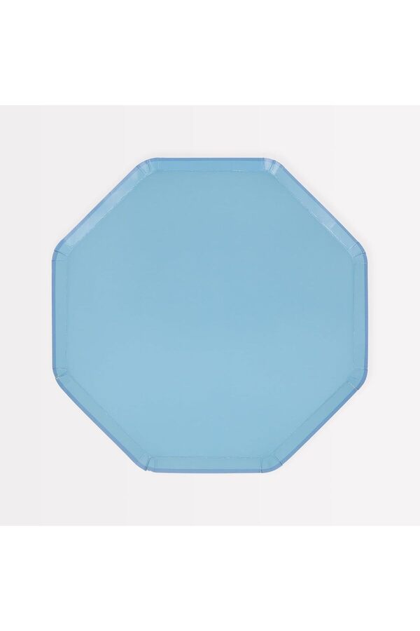Modashi̇ne - Cornflower Plates - Peygamber Çi̇çeği̇ Mavi̇si̇ Tabaklar (M) (X8) Modascope 1014773