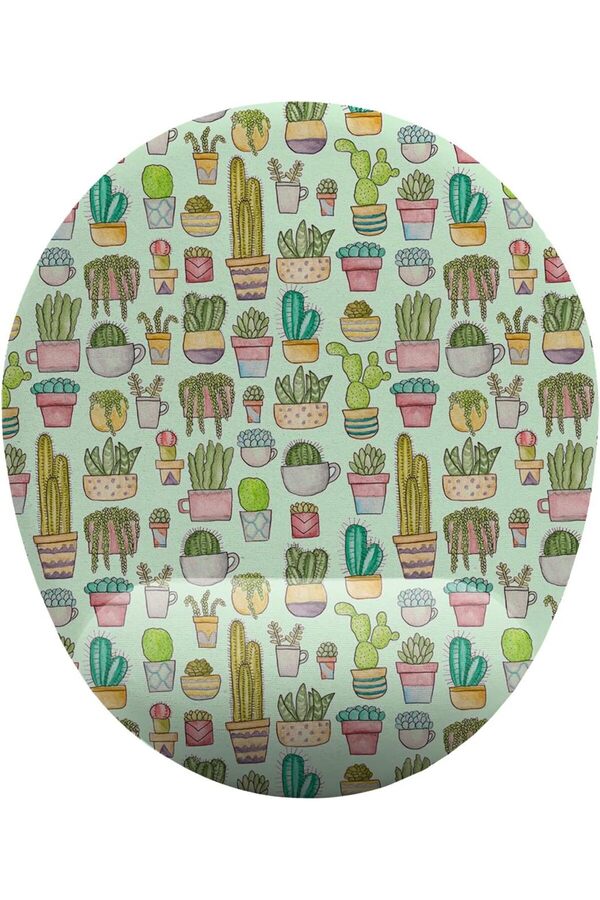 Modashi̇ne Fi̇ki̇rler Kaktüs Desenli̇ Bi̇lek Destekli̇ Mouse Pad Modascope 1014773