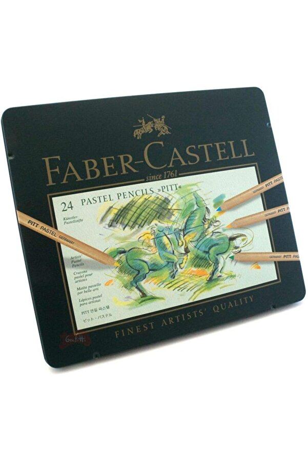Modashi̇ne - Colour Penci̇l Pastel Ti̇n Of 24 (112124) Modascope 1014773